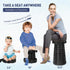 500lbs Upgraded Collapsible Stool, Portable Folding Stool with Load Capacity for Adults, Sturdy Telescopic Seat
