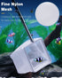 Pawfly Aquarium Shrimp Net Tiny Fish Tank Net with Extendable Stainless Steel Handle Soft Round Fine Net Mesh for Shrimp Baby Fish Food Residue Debris Skimming Net for Small Ponds by Pawfly