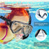 Freela Kids Snorkel Mask for Ages 6-14, No Leak Anti Fog Goggles with Nose Cover for Swimming