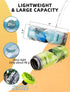 ROCKBROS Bike Water Bottle, 21oz Bicycle Water Bottle with 5hrs Insulation, Leakproof Design for Sports