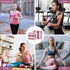 Pilates Wrist & Ankle Weights for Women, Adjustable Set of 2 (1Lbs Each) for Walking, Yoga, Dance