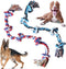 Dog Rope Toys for Large Dogs - Heavy Duty Indestructible Chew Toy, 3 Feet 5 Knots for Tug of War and Teeth Cleaning