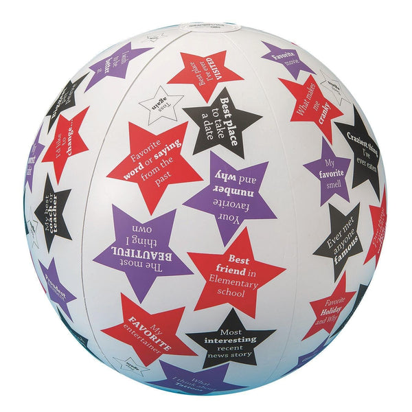 Toss 'n S&S Worldwide Talk-About Great Openers Ball, Ice Breaker Game