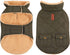 Queenmore Warm Dog Coat, Cold Weather Puffer Jacket with Ultra Thick Plush Lining (Green, Large)
