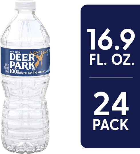 16.9 Oz, 24 Count Deer Park Natural Spring Water