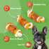 MON2SUN 2.5" 21.2oz Rawhide Free Dog Treats with Mixed Vegetables, Chicken Wrapped Mini Knot Bones for Small Dogs