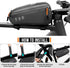 WOTOW Top Tube Bike Bag - Water Resistant Reflective Bicycle Front Frame Bag with Two Side Pockets