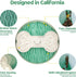 Slow Feeder Dog Bowls for Large Breeds, Detachable Design with 4 Feeding Modes, Dishwasher Safe, Green