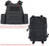 Tactical Mini Molle Hydration Pack - Hydration Carrier with IFAK Pouch, US Flag & Med Patch (Black)