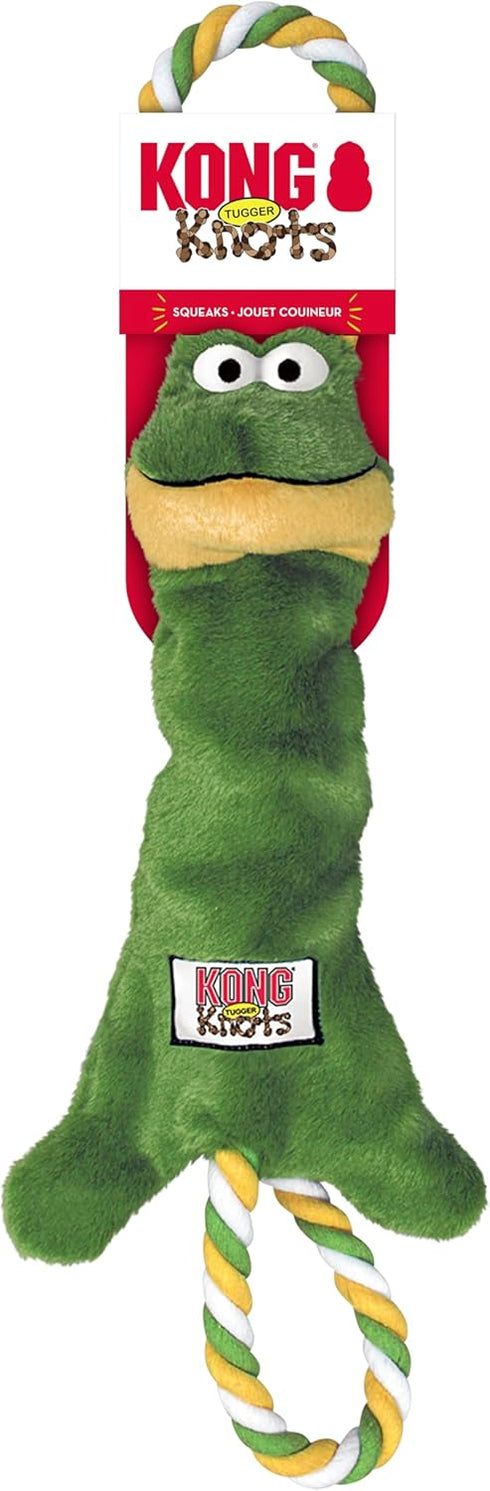 KONG Tugger Knots Frog for Medium and Large Dogs