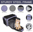 BAGLHER Cat Carrier Bag, Airline Approved Soft-Sided Pet Travel with 5 Open Doors, Expandable Foldable Dog Carrier