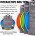 Dog Flying Disc, 3 Pcs Competition Flyer, Soft Indestructible Rubber Lightweight Toy for Dogs