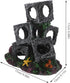 DOITOOL Aquarium Fish Tank Ornaments Small Shelter Cubes Resin Rock Hideout Betta Breeding Cave Shrimp Tank Decoration