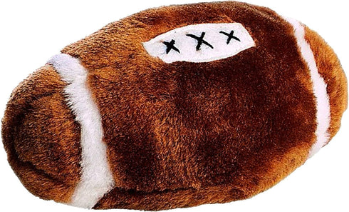 SPOT 4.5" Plush Football Dog Toy with Squeaker | Soft, Plush Fabric Football Squeak Toy for Small and Large Dog Breeds