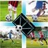 Soccer Training Mat with Kick Trainer & Ball Controller, Adjustable Waist Belt & Elastic Rope, Improve Footwork