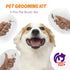 Tobby's Pet's 3-Piece Set Tobbys Pets Pet Grooming Kit Dog & Cat Brush with Dematting Tool, Deshedding Brush