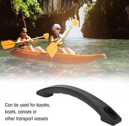 OUKENS Kayak Side Handle, Nylon Black Marine Paddle Holder Mount Replacement for Kayak Canoe Boat