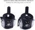 AMZNOVA Dog Treat Bag, Puppy Training Pouch, 3 Cups Snack Container for Hiking with Waistband, Black