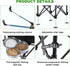 220lbs Folding Fishing Chair with Complete Accessories, Load Capacity, Portable Fishing Chair with Non-Slip Foot Pads