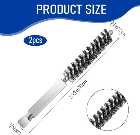 Stainless Steel Golf Clubs Head Hosel Brush, Wire Brush for Cleaning Golf Shaft Ferrules, Electric Drill Tool