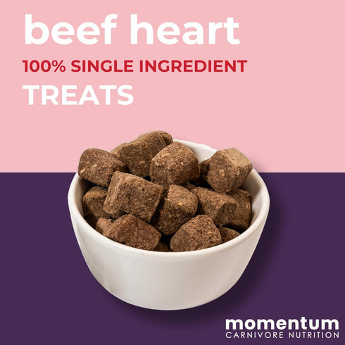 Momentum Carnivore Nutrition Protein Duo - Pork Tenderloin & Beef Heart Treats