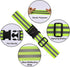 Little World Reflective Belt - 2 Pcs PT Belt, Reflective Running Gear for Men and Women, Green and Orange