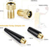 veztbiu Nozzles Ball Pump Needles, Unbreakable Air Pump Needles Compatible with Hand and Electric Pump, Sports Ball Air