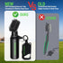 Pro Golf Club Cleaner Brush with Groove Sharpener Tool, Lockable Retractor Clip & 4 oz Water Squeeze Bottle