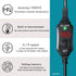 Mini Submersible Aquarium Heater, Adjustable 25/50/100/150/200/300 Watts, Built-in Thermometer, for 1-60 Gallons (20W
