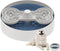 Puzzle Feeder Slow Feeder Dog Bowl with Lick Mat and Puzzle Inserts