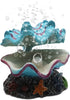 Abnaok Aquarium Shell Decoration - Tropical Clam Live-Action Ornament for Fish Tank Aerating and Oxygenated Decoration