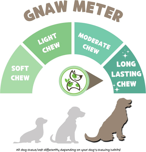 Nature Gnaws Large Bully Sticks for Dogs - 11-12" (10 Count) - Thick, Long Lasting Chews for Aggressive Chewers and