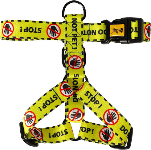 Dingo Dog Harness Do Not Pet Vest for Puppies, Dog in Training, Working Dog, Service Dog, Emotional Support Dog, Medium
