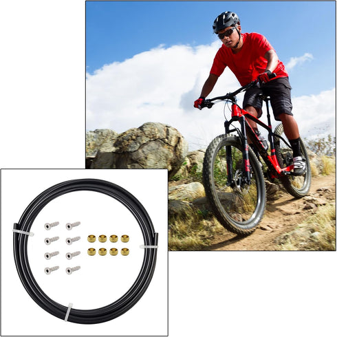 Hydraulic Disc Brake Hose Repair Kit, 3 Meters Hose Olive Inset for BH90 MTB Bike Brake