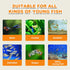 90% (0.7oz) Brine Shrimp Eggs Fish Food - Sea Monkey Eggs Hatch Rate Aquatic Foods for Freshwater & Saltwater Fish