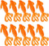 BAIMOQI 10PCS Realistic Shrimp Lures Flexible Construction Rhythm Meditative for Attraction