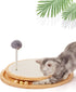 LMUGOOS Cat Scratcher, Cat Natural Sisal Scratching Pad, Kitten Interactive Toy with