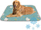 imiBBWQu Cooling Mat for Dogs Hen Eggs Green Flowers Cooling Mat Washable Pet