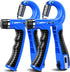 KDG Hand Grip Strengthener, 2 Pack Adjustable Resistance 10-130 lbs Forearm Exerciser, Grip Strength Trainer for Muscle