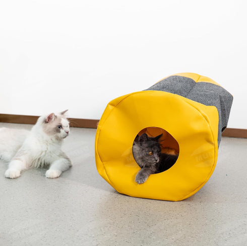 Cat Play Bag Collapsible Cat Tunnel Activity Center Mat Play Rug Cats Activity Adventure Carpet Cats Bags Drill
