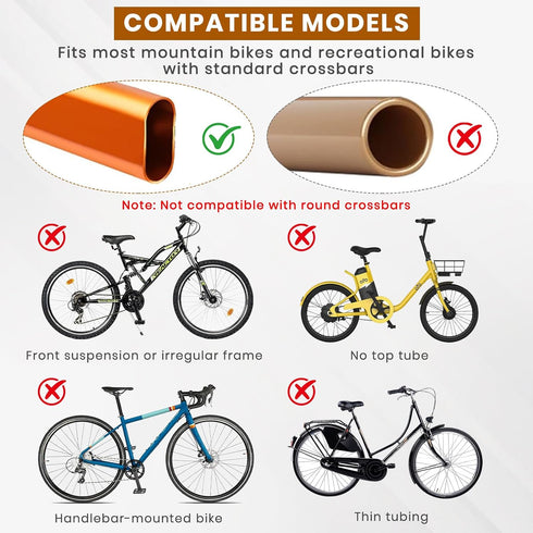 2~4 60 lbs Kids Bike Seat Front Mounted, Child Bike Seat with Foot Pedals and Guardrail, Suitable for Children Years