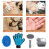 4Pcs Dog Shower Grooming Kit - Soft Silicone Pet Shampoo Massage Dispenser and Grooming Shower Brush