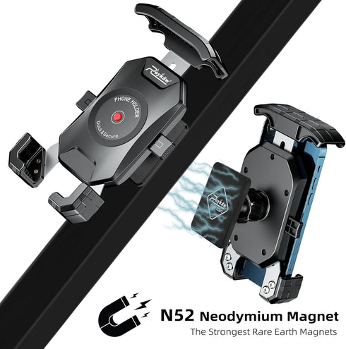 Roykaw Golf Cart Magnetic Phone Holder Mount - Ultra-Strong Magnet for EZGO/Club Car/Yamaha