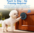 1000ft 60 Training(1 1 Soft Ring Blk Dog Bells to Go Outside - Wireless Dog Door Bell with Range, Melodies, LED