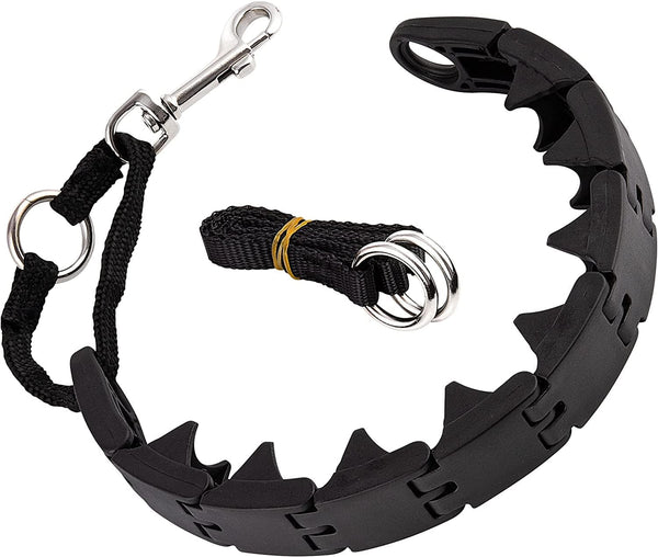 Ram-Pro Small Dog Training Collar - Triple Crown Pro Pinch Collar for Gentle Effective Control, No Barking