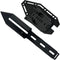 Hunting Survival Knife 9" Full Tang Fixed Blade Knives with Extra Set of FRN Sheath, MOLLE Clip