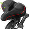 Oversized Bike Seat for Peloton Bike & Bike+, Wide Saddle Replacement for Exercise or Road Bikes