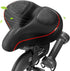 Oversized Bike Seat for Peloton Bike & Bike+, Wide Saddle Replacement for Exercise or Road Bikes