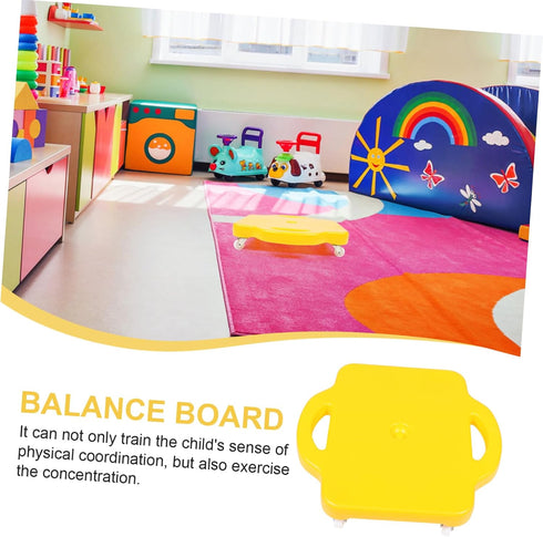 BESPORTBLE Balance Plaything Durable Sliding Board Scooter for Outdoor Floor Training Enhances Coordination
