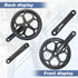 Prowheel Bike Crankset 48T/52T, 170mm Universal Square Crankset Set for City, Fat, E-Bikes